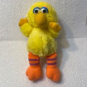Vintage 1980s Sesame Street BIG BIRD plush Hasbro Softies Rare 12"